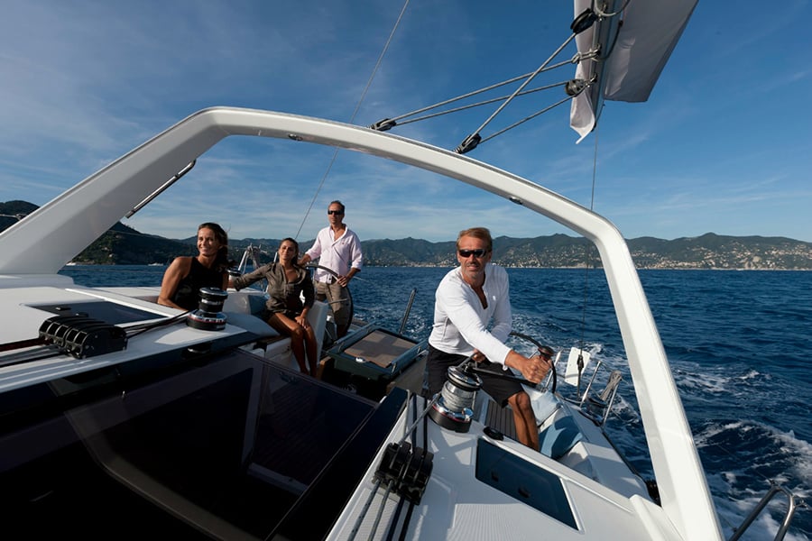 Beneteau Oceanis 45: Reliable and Elegant Chartered Yacht in Croatia 7 book2sail-Beneteau Oceanis 45 powerful