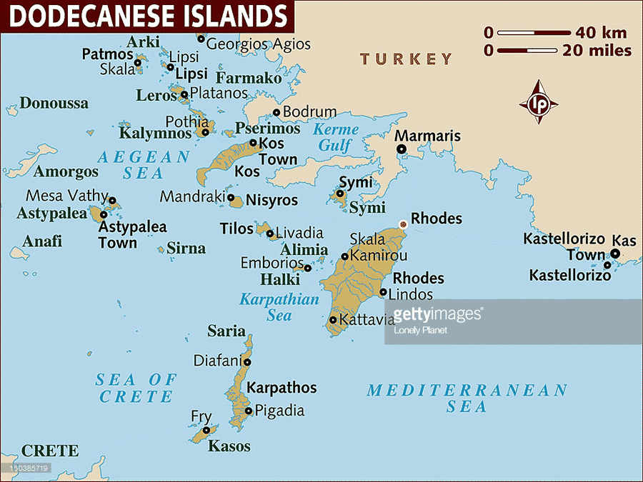 Holidays in Greece: a Variety of Sailing Weekly Routes Available Around the Greek Islands 6 book2sail-Dodecanese Islands