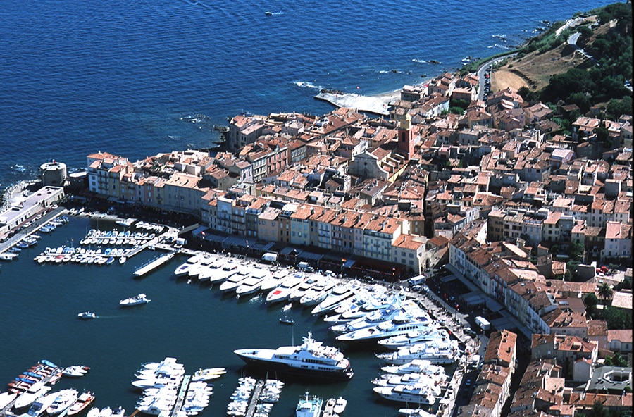 Top 5 Largest Yacht Berths in The World 3 book2sail-St Tropez Arial View