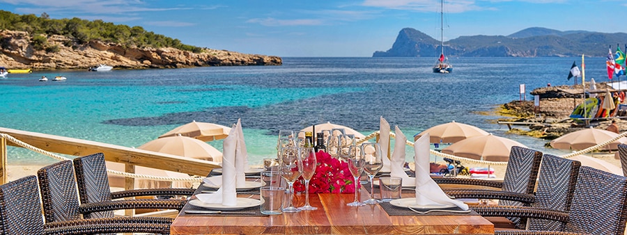 Our top locations for sailing in Ibiza 6 book2sail-cala bassa ibiza