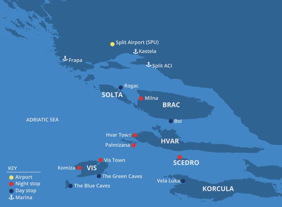 Sailing in Croatia: 10 Facts about the Croatian Coast 11 book2sail-islands croatia 2