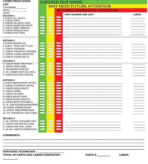 Tips for Preparing Up Your Boat Before a Charter 3 book2sail-maintance checklist
