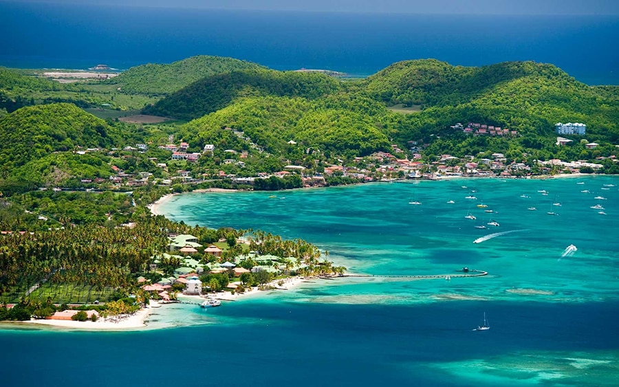 Charter a Catamaran and Sail to the Caribbean 3 book2sail-martinique island caribbean 1