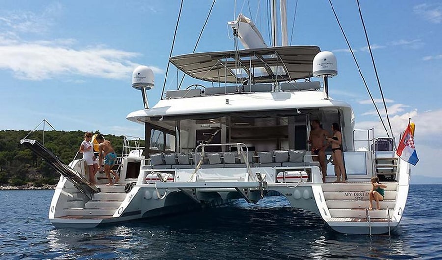 Lagoon 620: Catamaran Skippered Charter in Croatia 1 book2sail-mid catamaran lagoon 620 croatia 1