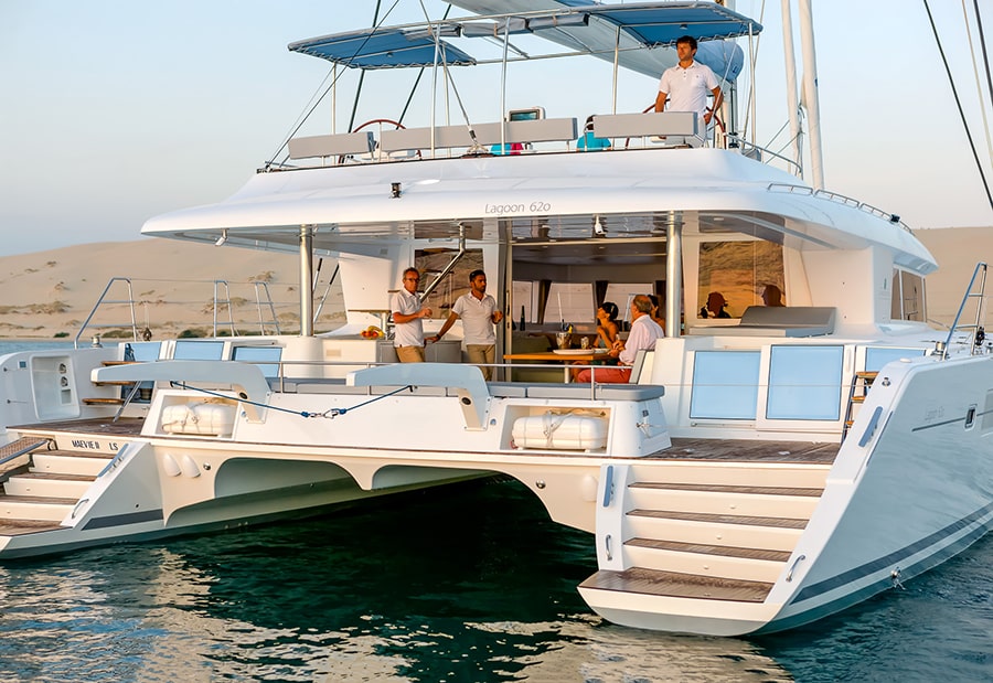 Lagoon 620: Catamaran Skippered Charter in Croatia 3 book2sail-mooring L620