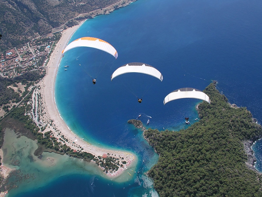 Yacht Charter Turkey: Full Day Sailing Trip to Fethiye and the Islands 6 book2sail-paraglading fethiye turkey