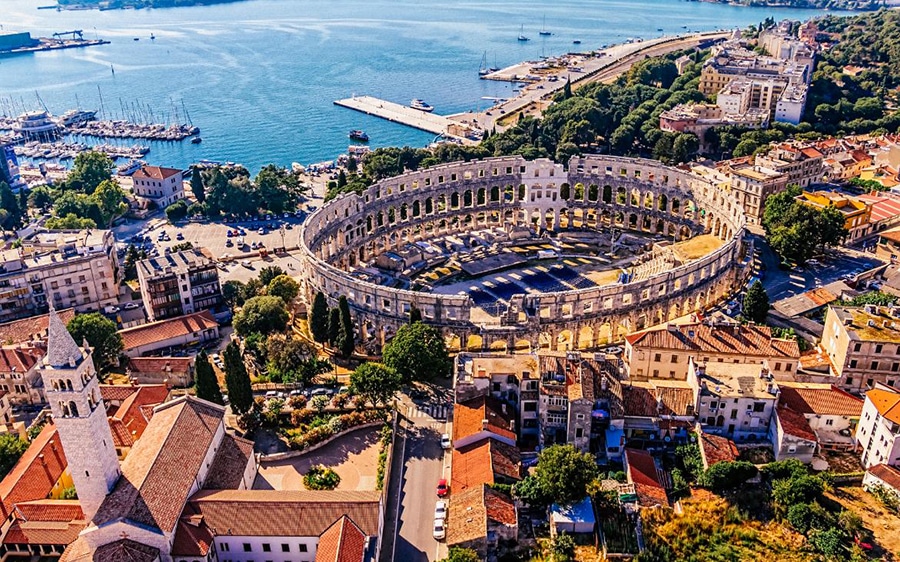 Enjoy This Yacht Charter Itinerary Exploring Pula & Rovinj in Croatia 2 book2sail-pula croatia yacht charter 1
