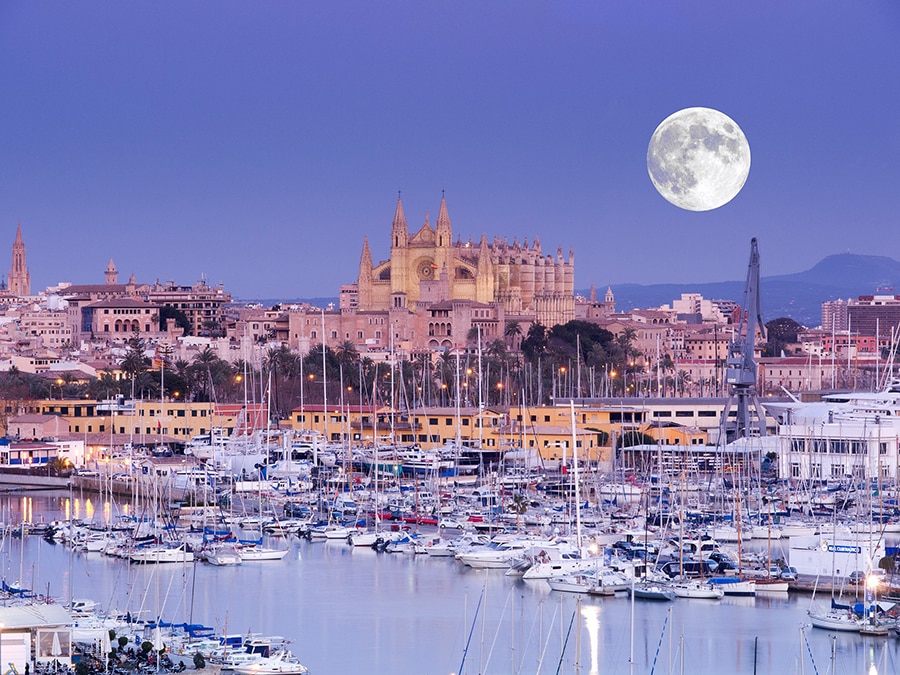 10 Safe Destinations for Solo Sailing with a Yacht Around the Med 8 book2sail-spain palma de mallorca marina