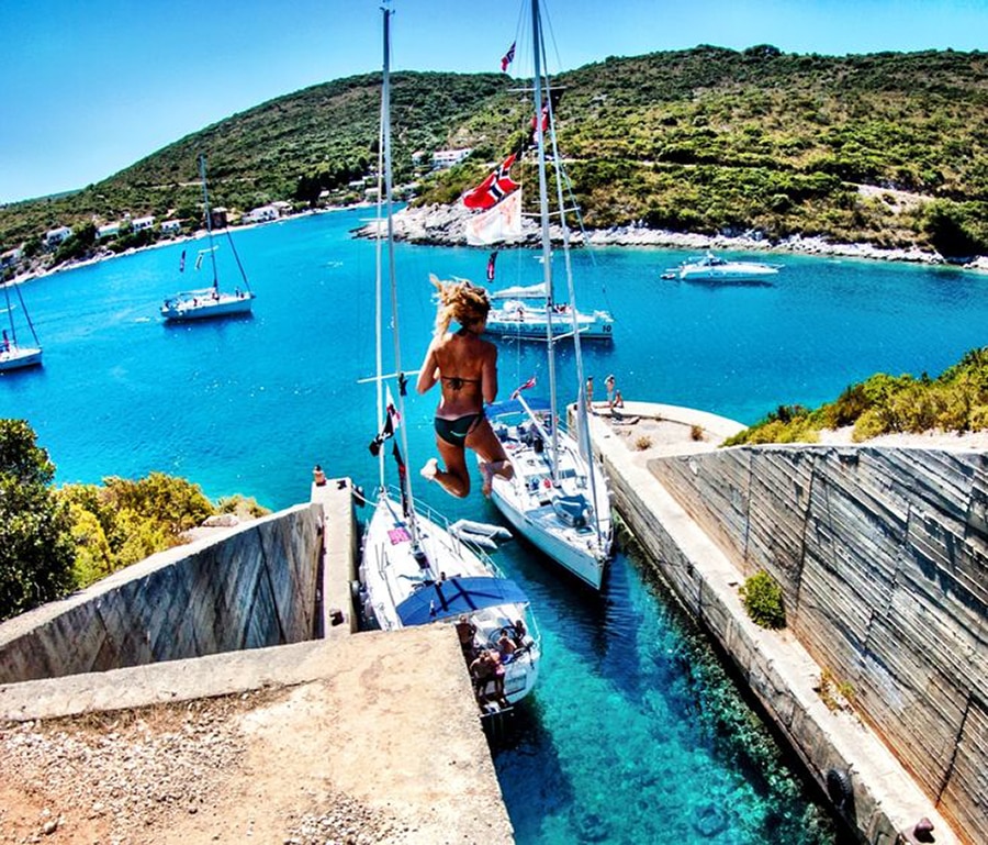 5 Reasons to Fall in Love with the Green Cave in Vis, Croatia 7 book2sail-submarine tunnel in Vis Croatia