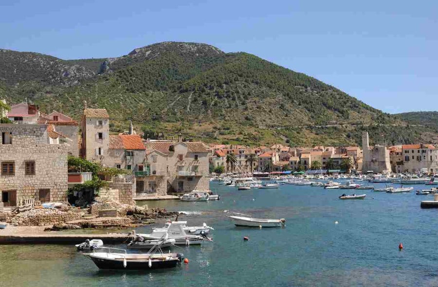 7-Day Yacht Itinerary: Exploring Croatia from Split to Dubrovnik 6 book2sail-vis komiza panorama port